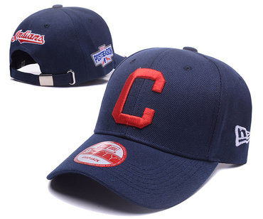 Indians 2016 Postseason Navy Adjustable Hat DF