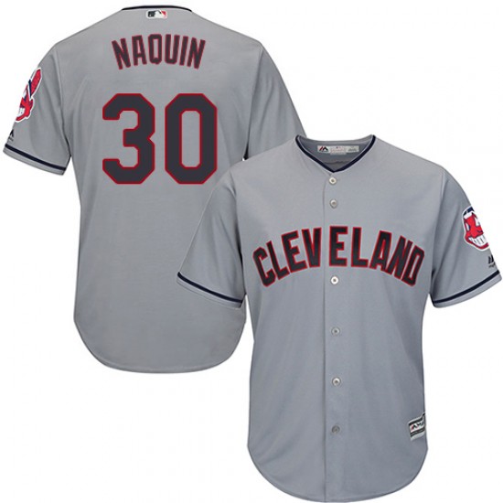 Indians 30 Tyler Naquin Gray Youth Cool Base Jersey Indians 30 Tyler Naquin Gray Youth Cool Base Jersey