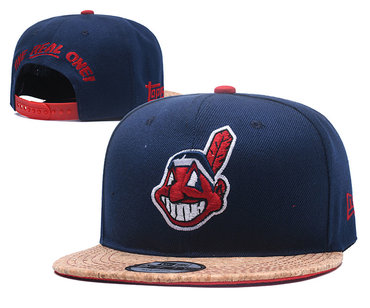Indians Fresh Logo Navy Adjustable Hat YD