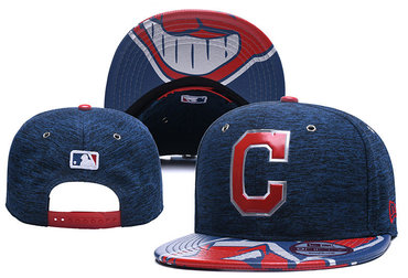 Indians Team Logo Navy Adjustable Hat YD
