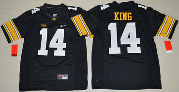 Iowa Hawkeyes 14 Desmond King Black College Football Jersey Iowa Hawkeyes 14 Desmond King Black College Football Jersey