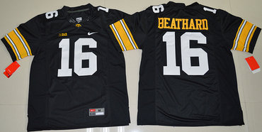 Iowa Hawkeyes 16 C.J. Beathard Black College Football Jersey Iowa Hawkeyes 16 C.J. Beathard Black College Football Jersey