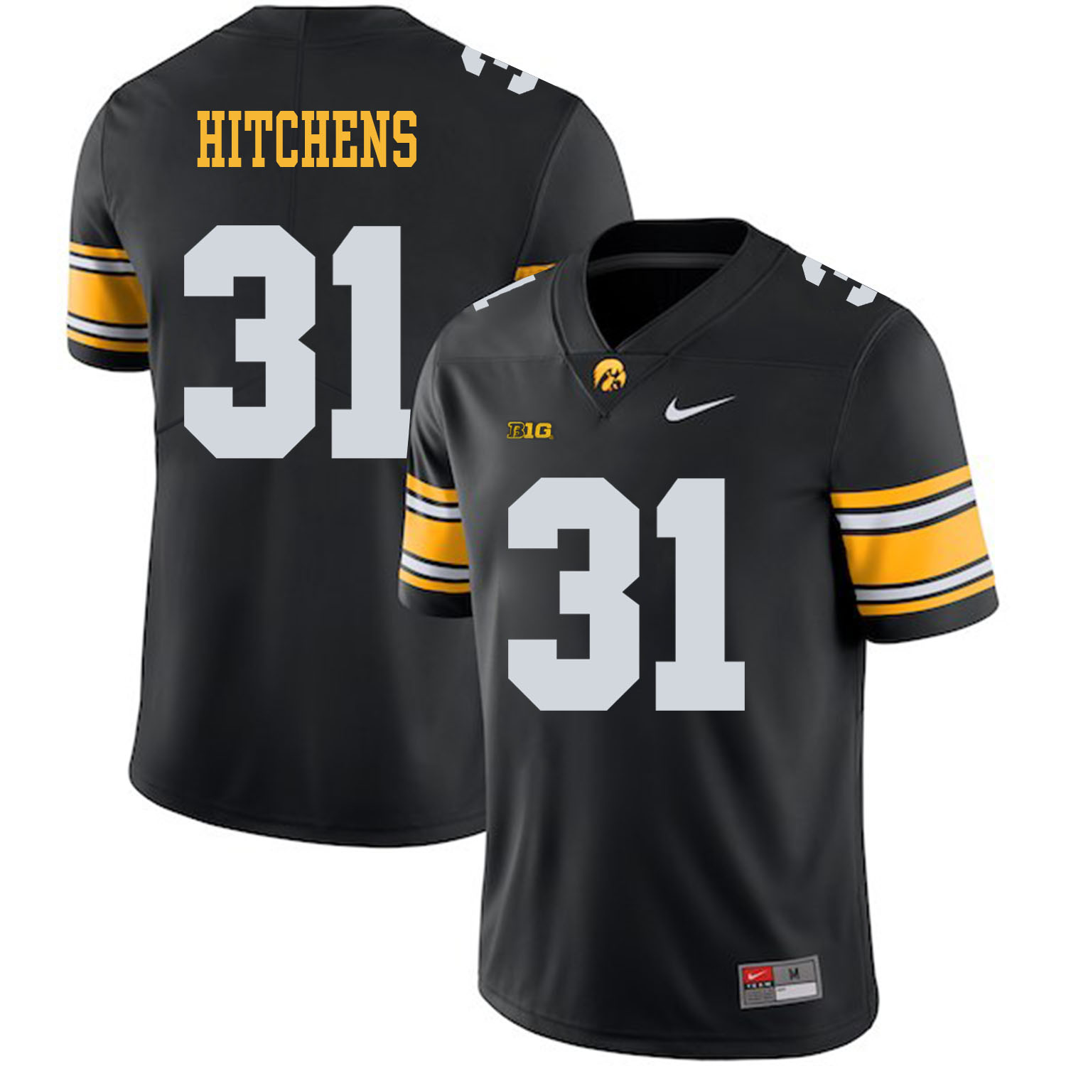 Iowa Hawkeyes 31 Anthony Hitchens Black College Football Jersey Iowa Hawkeyes 31 Anthony Hitchens Black College Football Jersey