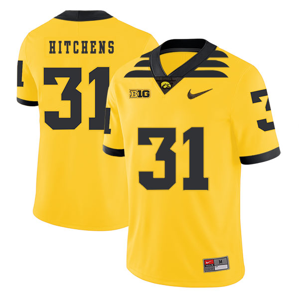 Iowa Hawkeyes 31 Anthony Hitchens Yellow College Football Jersey Iowa Hawkeyes 31 Anthony Hitchens Yellow College Football Jersey
