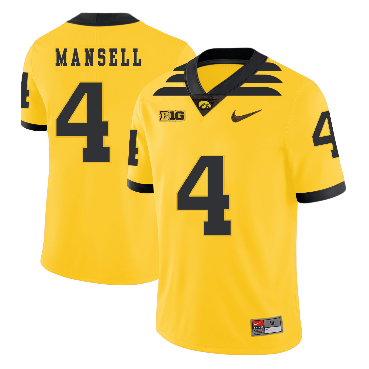 Iowa Hawkeyes 4 Peyton Mansell Yellow College Football Jersey Iowa Hawkeyes 4 Peyton Mansell Yellow College Football Jersey