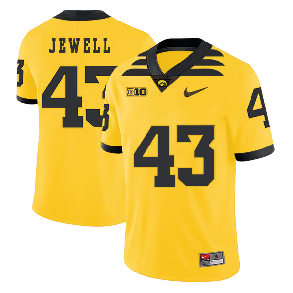 Iowa Hawkeyes 43 Josey Jewell Yellow College Football Jersey Iowa Hawkeyes 43 Josey Jewell Yellow College Football Jersey