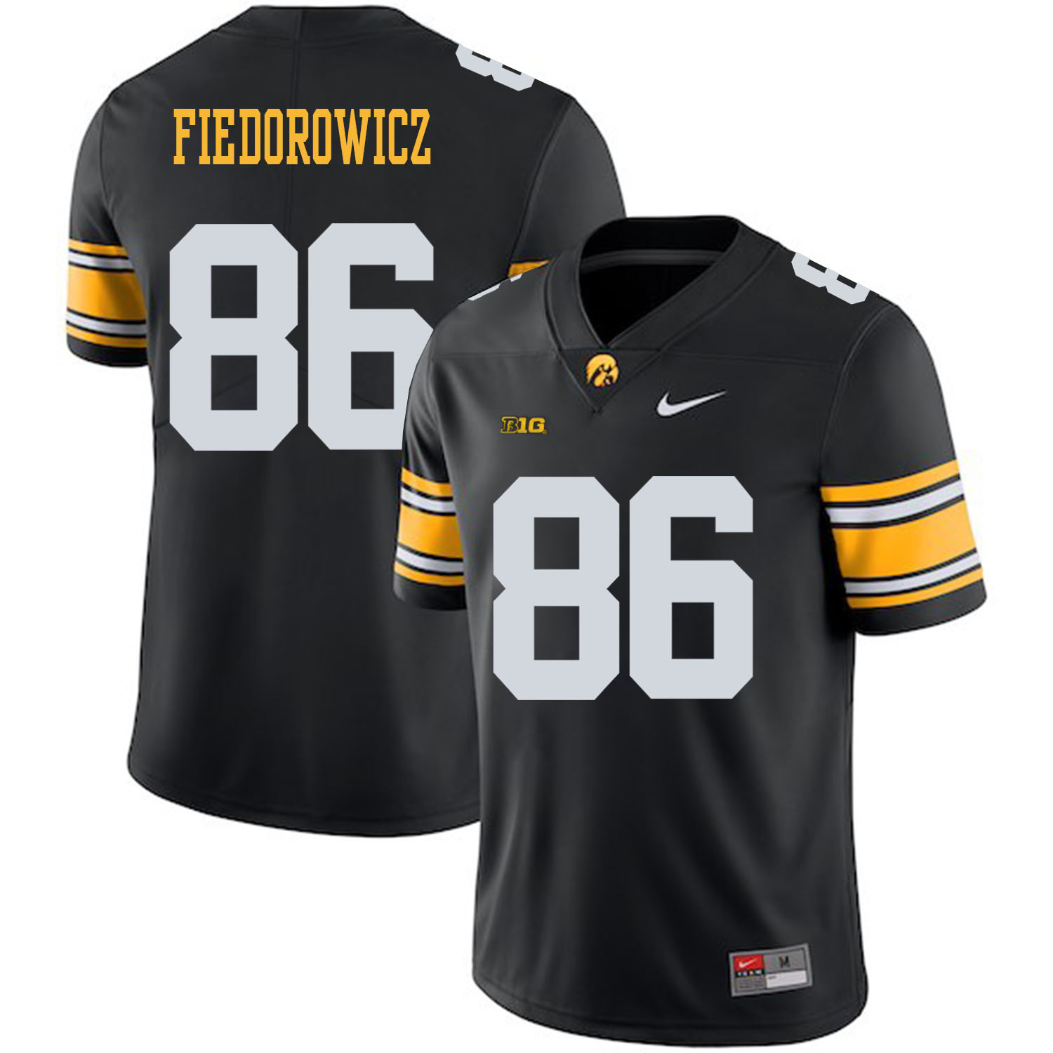 Iowa Hawkeyes 86 C.J. Fiedorowicz Black College Football Jersey Iowa Hawkeyes 86 C.J. Fiedorowicz Black College Football Jersey