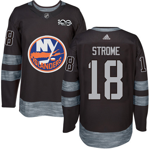 Islanders #18 Ryan Strome Black 1917-2017 100th Anniversary Stitched NHL Jersey Islanders #18 Ryan Strome Black 1917-2017 100th Anniversary Stitched NHL Jersey
