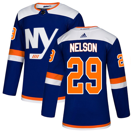 Islanders #29 Brock Nelson Blue Alternate Authentic Stitched Hockey Jersey Islanders #29 Brock Nelson Blue Alternate Authentic Stitched Hockey Jersey
