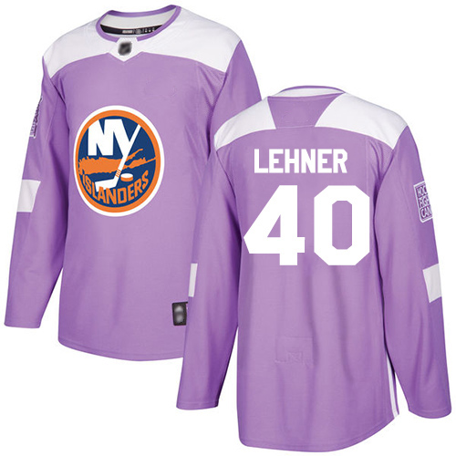 Islanders #40 Robin Lehner Purple Authentic Fights Cancer Stitched Hockey Jersey Islanders #40 Robin Lehner Purple Authentic Fights Cancer Stitched Hockey Jersey