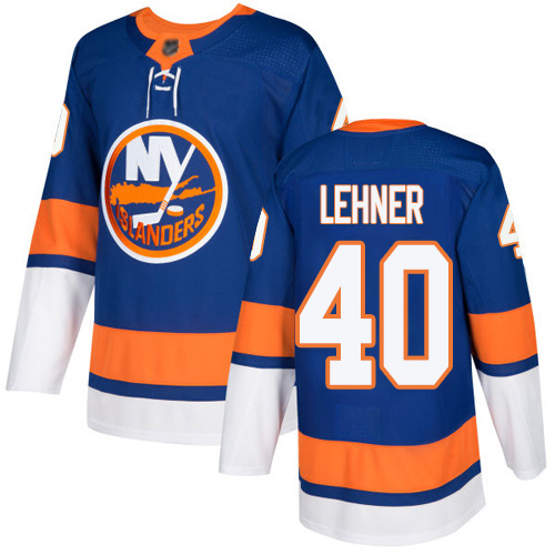Islanders #40 Robin Lehner Royal Blue Home Authentic Stitched Hockey Jersey Islanders #40 Robin Lehner Royal Blue Home Authentic Stitched Hockey Jersey