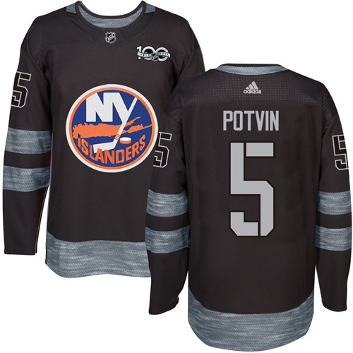 Islanders #5 Denis Potvin Black 1917-2017 100th Anniversary Stitched NHL Jersey Islanders #5 Denis Potvin Black 1917-2017 100th Anniversary Stitched NHL Jersey