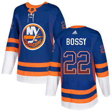 Islanders 22 Mike Bossy Royal Drift Fashion Adidas Jersey Islanders 22 Mike Bossy Royal Drift Fashion Adidas Jersey