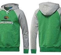 Jacksonville Jaguars Authentic Logo Pullover Hoodie Green & Grey