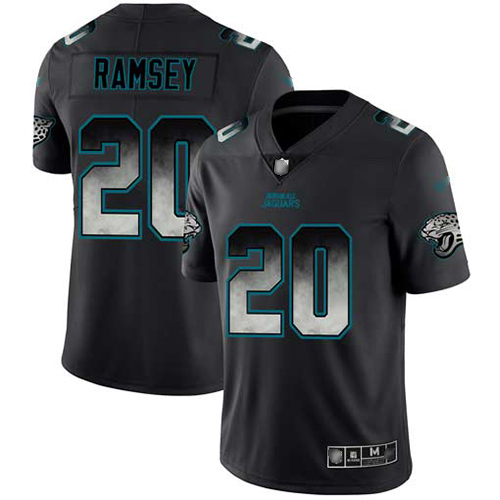 Jaguars #20 Jalen Ramsey Black Men's Stitched Football Vapor Untouchable Limited Smoke Fashion Jersey Jaguars #20 Jalen Ramsey Black Men's Stitched Football Vapor Untouchable Limited Smoke Fashion Jersey