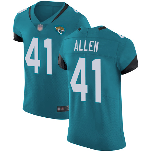 Jaguars #41 Josh Allen Teal Green Alternate Men's Stitched Football Vapor Untouchable Elite Jersey Jaguars #41 Josh Allen Teal Green Alternate Men's Stitched Football Vapor Untouchable Elite Jersey