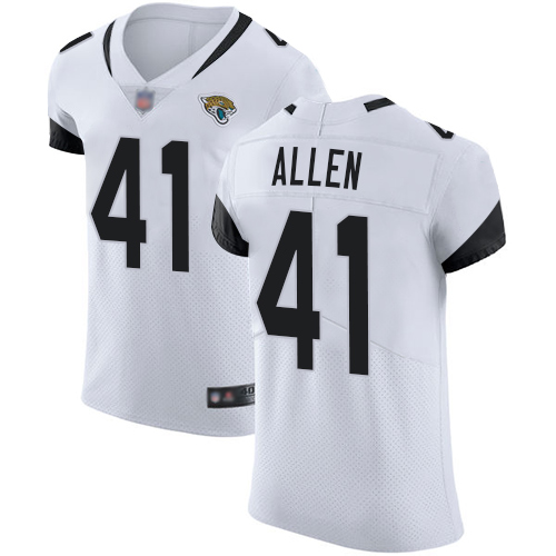 Jaguars #41 Josh Allen White Men's Stitched Football Vapor Untouchable Elite Jersey Jaguars #41 Josh Allen White Men's Stitched Football Vapor Untouchable Elite Jersey