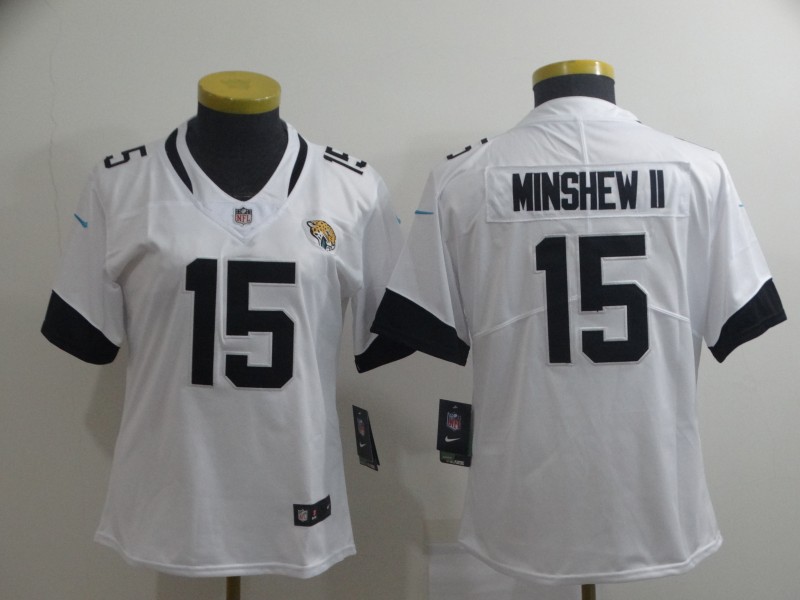 Jaguars 15 Gardner Minshew II White Women Vapor Untouchable Limited Jersey Jaguars 15 Gardner Minshew II White Women Vapor Untouchable Limited Jersey