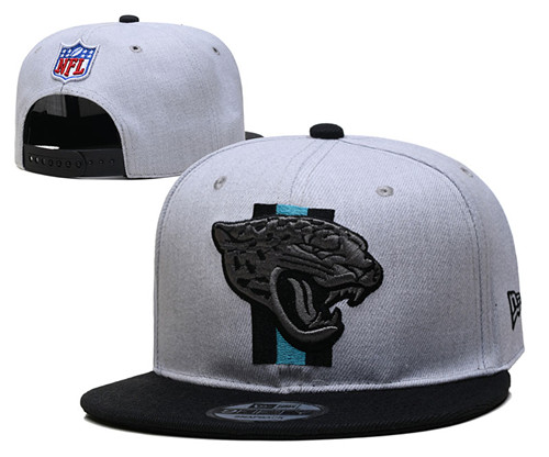Jaguars Gray Snapback Hat --YD