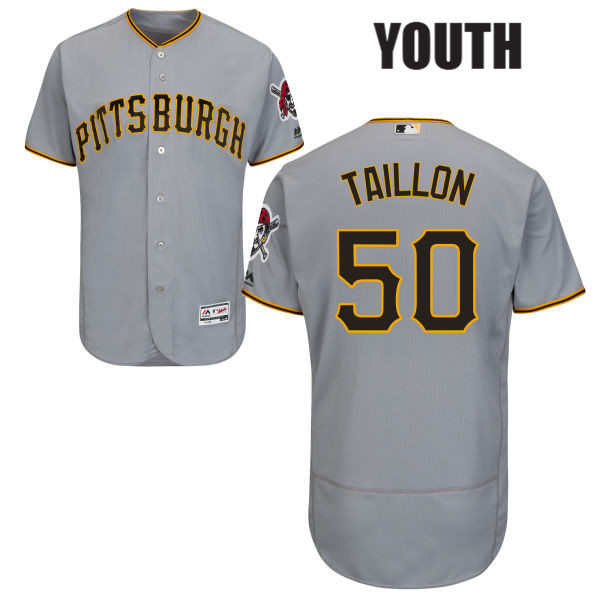 Jameson Taillon Youth Majestic Gray Road Authentic no. 50 Pittsburgh Pirates Flexbase Baseball Jersey Jameson Taillon Youth Majestic Gray Road Authentic no. 50 Pittsburgh Pirates Flexbase Baseball Jersey