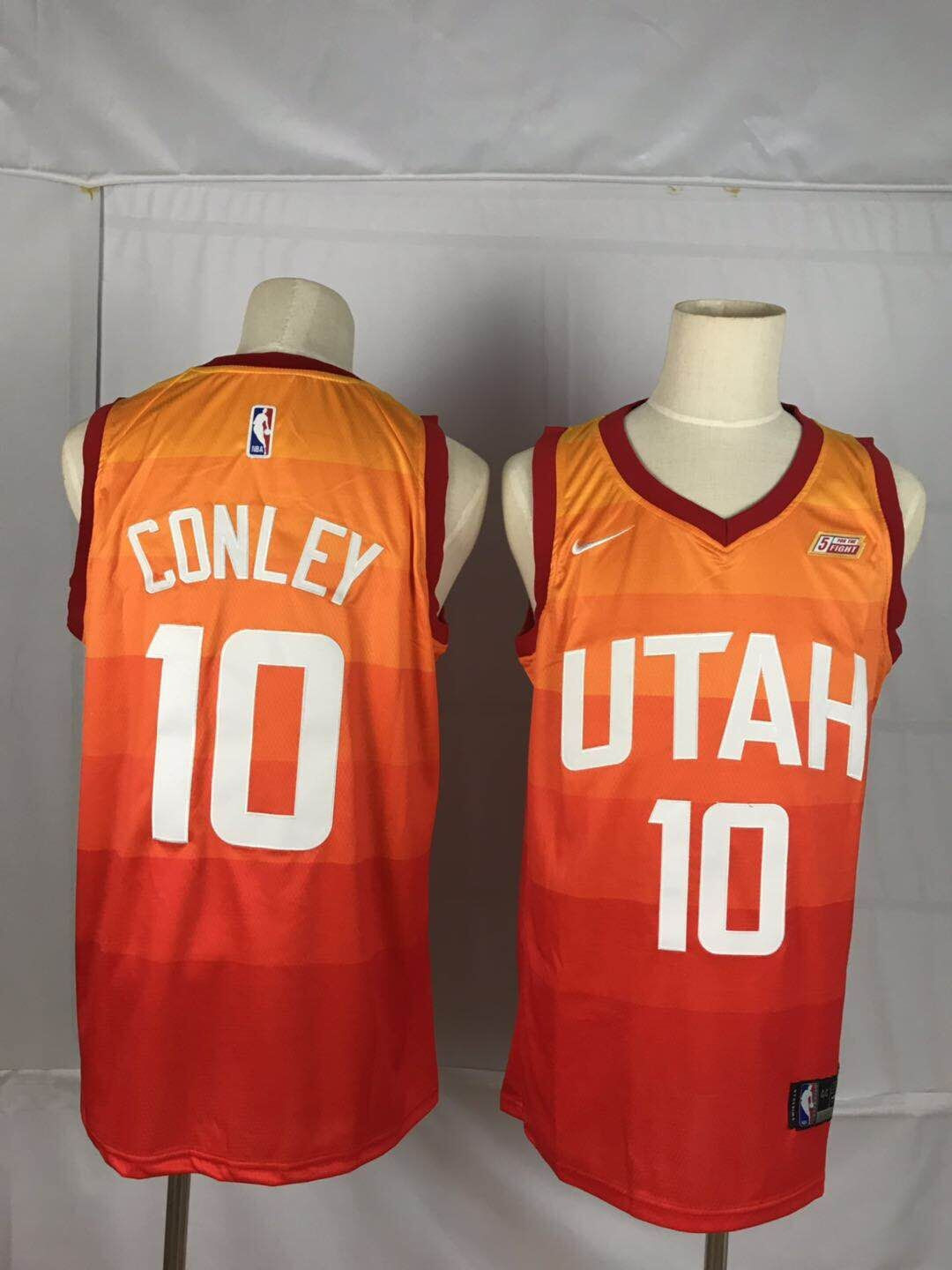 Jazz 10 Mike Conley Orange City Edition Nike Swingman Jersey Jazz 10 Mike Conley Orange City Edition Nike Swingman Jersey