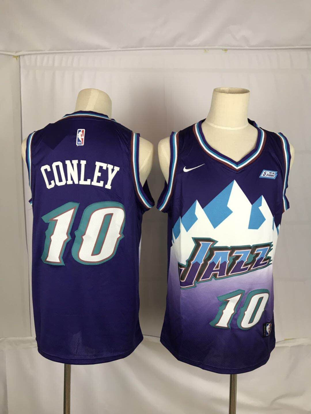 Jazz 10 Mike Conley Purple Nike Swingman Jersey Jazz 10 Mike Conley Purple Nike Swingman Jersey