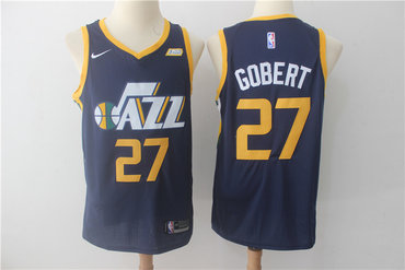 Jazz 27 Rudy Gobert Navy Nike Swingman Jersey Jazz 27 Rudy Gobert Navy Nike Swingman Jersey