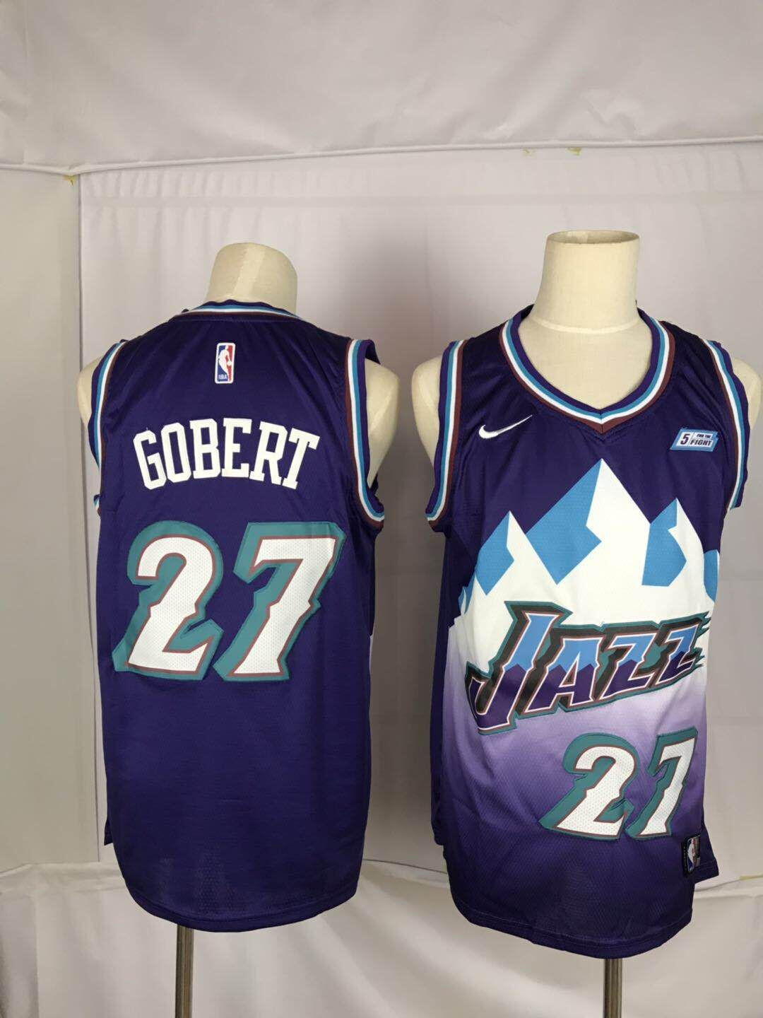Jazz 27 Rudy Gobert Purple Nike Swingman Jersey Jazz 27 Rudy Gobert Purple Nike Swingman Jersey