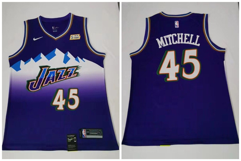 Jazz 45 Donovan Mitchell Purple Nike Swingman Jersey Jazz 45 Donovan Mitchell Purple Nike Swingman Jersey