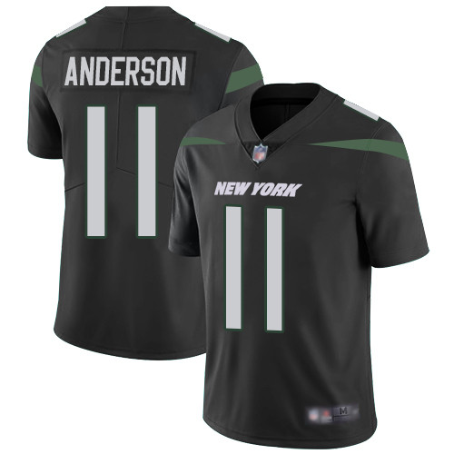 Jets #11 Robby Anderson Black Alternate Men's Stitched Football Vapor Untouchable Limited Jersey Jets #11 Robby Anderson Black Alternate Men's Stitched Football Vapor Untouchable Limited Jersey