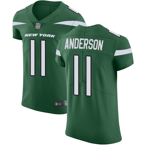 Jets #11 Robby Anderson Green Team Color Men's Stitched Football Vapor Untouchable Elite Jersey Jets #11 Robby Anderson Green Team Color Men's Stitched Football Vapor Untouchable Elite Jersey