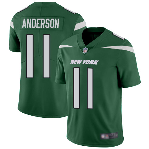 Jets #11 Robby Anderson Green Team Color Men's Stitched Football Vapor Untouchable Limited Jersey Jets #11 Robby Anderson Green Team Color Men's Stitched Football Vapor Untouchable Limited Jersey
