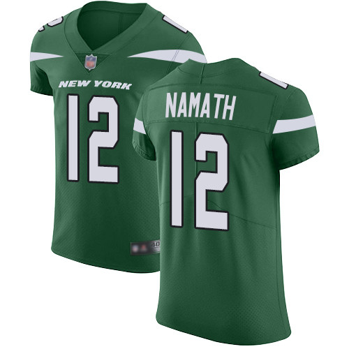 Jets #12 Joe Namath Green Team Color Men's Stitched Football Vapor Untouchable Elite Jersey Jets #12 Joe Namath Green Team Color Men's Stitched Football Vapor Untouchable Elite Jersey