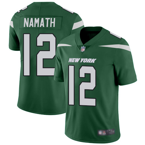 Jets #12 Joe Namath Green Team Color Men's Stitched Football Vapor Untouchable Limited Jersey Jets #12 Joe Namath Green Team Color Men's Stitched Football Vapor Untouchable Limited Jersey