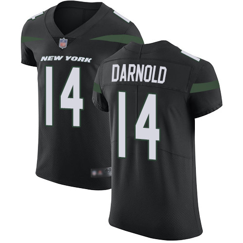 Jets #14 Sam Darnold Black Alternate Men's Stitched Football Vapor Untouchable Elite Jersey Jets #14 Sam Darnold Black Alternate Men's Stitched Football Vapor Untouchable Elite Jersey