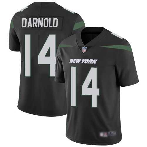 Jets #14 Sam Darnold Black Alternate Men's Stitched Football Vapor Untouchable Limited Jersey Jets #14 Sam Darnold Black Alternate Men's Stitched Football Vapor Untouchable Limited Jersey