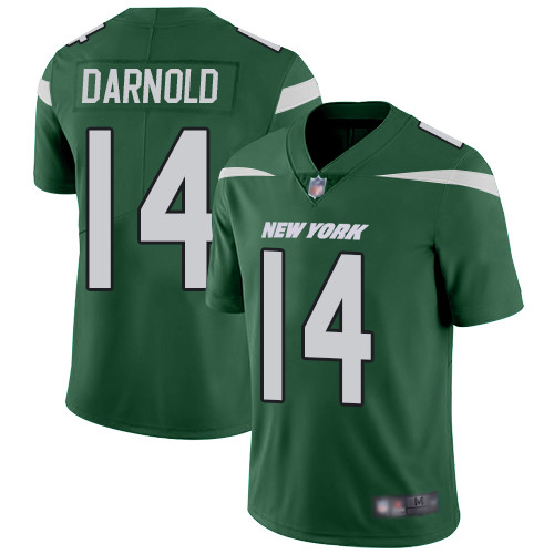 Jets #14 Sam Darnold Green Team Color Men's Stitched Football Vapor Untouchable Limited Jersey Jets #14 Sam Darnold Green Team Color Men's Stitched Football Vapor Untouchable Limited Jersey