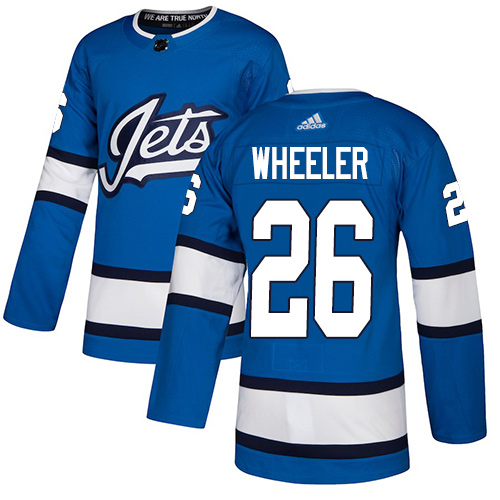 Jets #26 Blake Wheeler Blue Alternate Authentic Stitched Hockey Jersey Jets #26 Blake Wheeler Blue Alternate Authentic Stitched Hockey Jersey