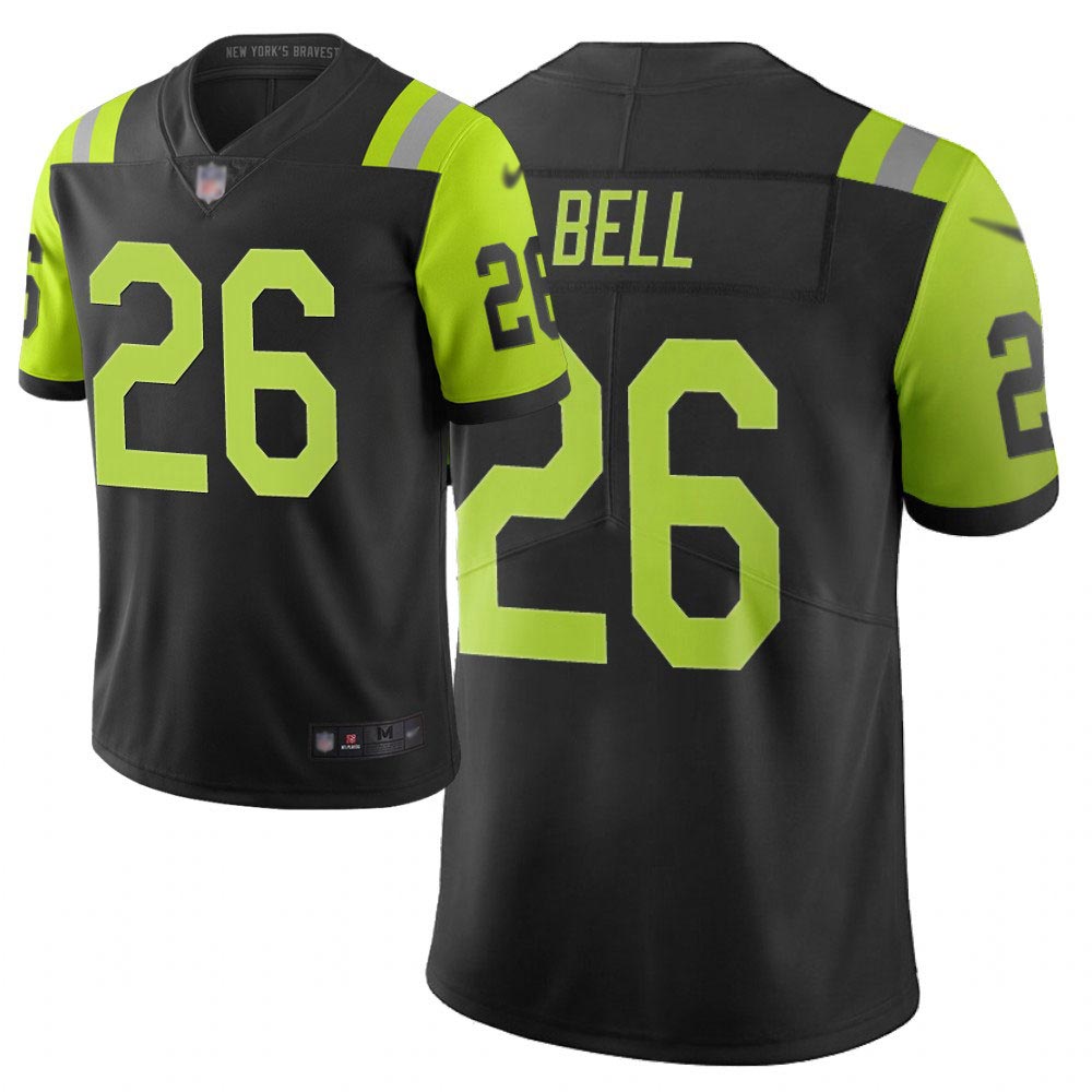 Jets #26 Le'Veon Bell Black Men's Stitched Football Limited City Edition Jersey Jets #26 Le'Veon Bell Black Men's Stitched Football Limited City Edition Jersey