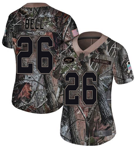 Jets #26 Le'Veon Bell Camo Women's Stitched Football Limited Rush Realtree Jersey Jets #26 Le'Veon Bell Camo Women's Stitched Football Limited Rush Realtree Jersey