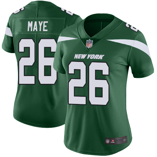 Jets #26 Marcus Maye Green Team Color Women's Stitched Football Vapor Untouchable Limited Jersey Jets #26 Marcus Maye Green Team Color Women's Stitched Football Vapor Untouchable Limited Jersey