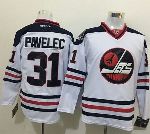 Jets #31 Ondrej Pavelec White Heritage Classic Stitched NHL Jersey Jets #31 Ondrej Pavelec White Heritage Classic Stitched NHL Jersey
