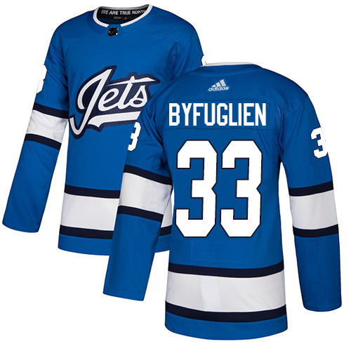 Jets #33 Dustin Byfuglien Blue Alternate Authentic Stitched Hockey Jersey Jets #33 Dustin Byfuglien Blue Alternate Authentic Stitched Hockey Jersey