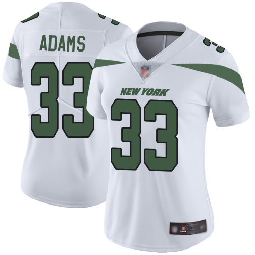 Jets #33 Jamal Adams White Women's Stitched Football Vapor Untouchable Limited Jersey Jets #33 Jamal Adams White Women's Stitched Football Vapor Untouchable Limited Jersey