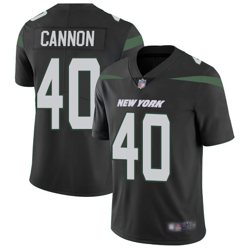 Jets #40 Trenton Cannon Black Alternate Men's Stitched Football Vapor Untouchable Limited Jersey Jets #40 Trenton Cannon Black Alternate Men's Stitched Football Vapor Untouchable Limited Jersey
