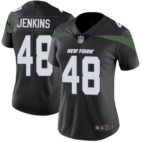 Jets #48 Jordan Jenkins Black Alternate Women's Stitched Football Vapor Untouchable Limited Jersey Jets #48 Jordan Jenkins Black Alternate Women's Stitched Football Vapor Untouchable Limited Jersey