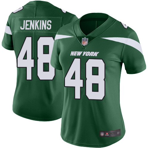 Jets #48 Jordan Jenkins Green Team Color Women's Stitched Football Vapor Untouchable Limited Jersey Jets #48 Jordan Jenkins Green Team Color Women's Stitched Football Vapor Untouchable Limited Jersey