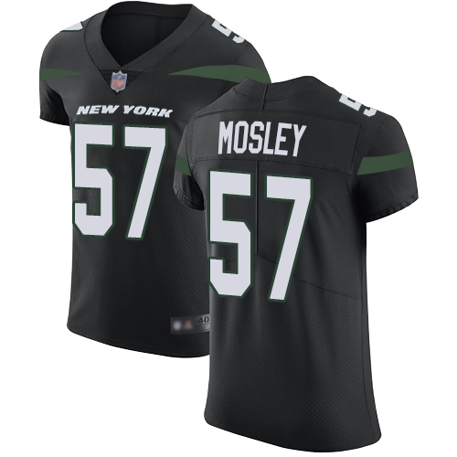 Jets #57 C.J. Mosley Black Alternate Men's Stitched Football Vapor Untouchable Elite Jersey Jets #57 C.J. Mosley Black Alternate Men's Stitched Football Vapor Untouchable Elite Jersey