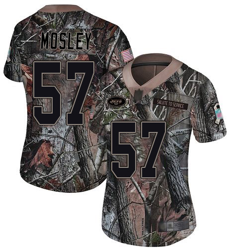 Jets #57 C.J. Mosley Camo Women's Stitched Football Limited Rush Realtree Jersey Jets #57 C.J. Mosley Camo Women's Stitched Football Limited Rush Realtree Jersey