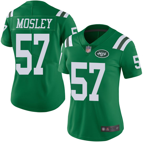 Jets #57 C.J. Mosley Green Women's Stitched Football Limited Rush Jersey Jets #57 C.J. Mosley Green Women's Stitched Football Limited Rush Jersey